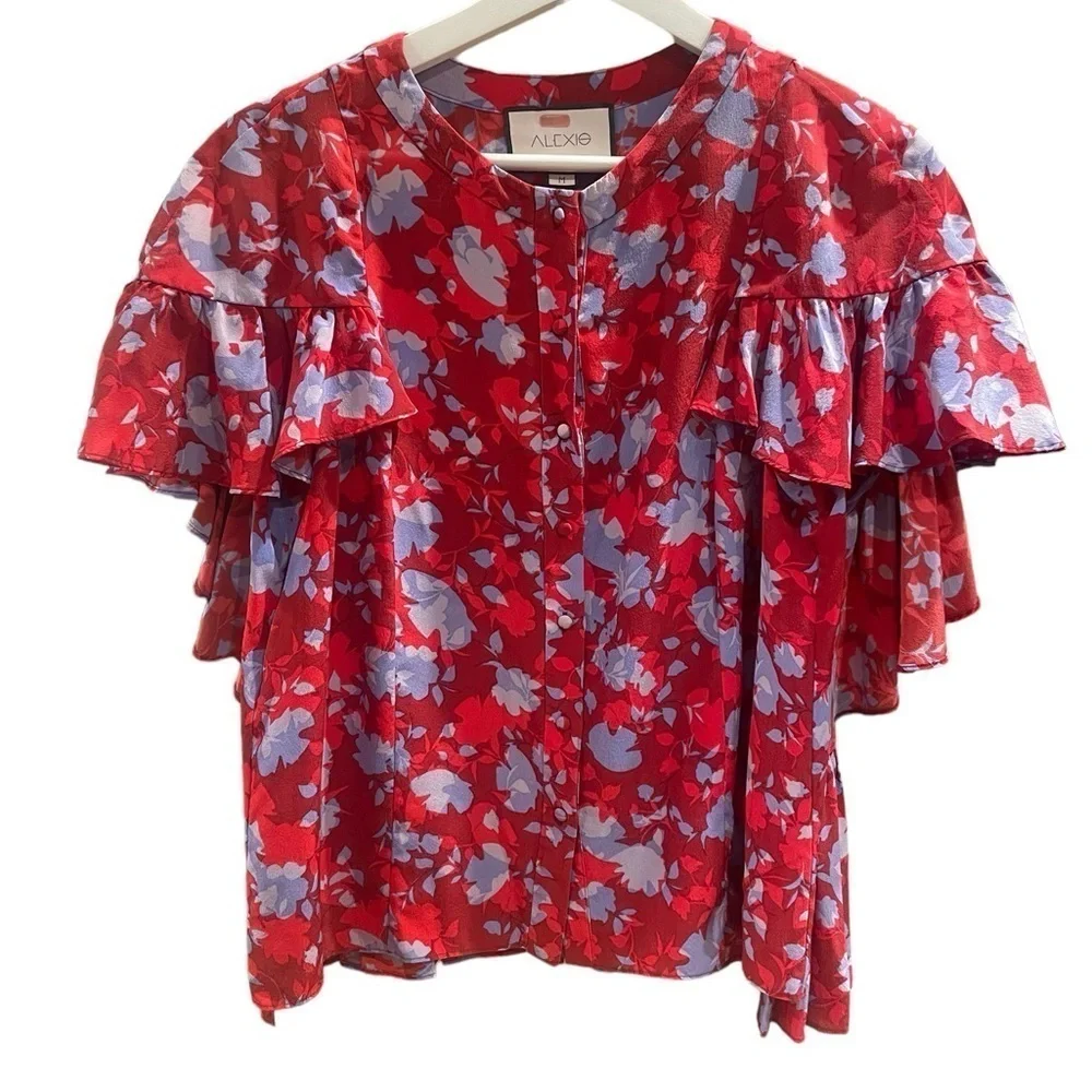 Alexis 100% Silk Floral Danijela Shirt
